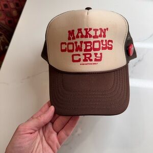 Brown and Cream Trucker Hat